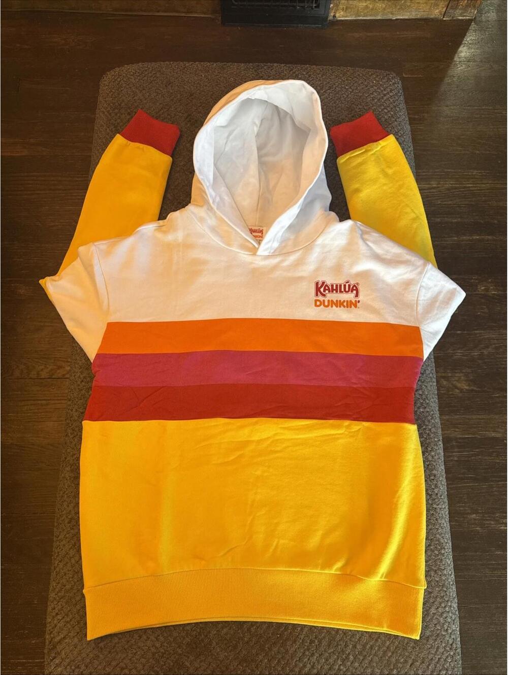 NWOT Dunkin Kuhula Hoodie Official Employee Hoodie Sweatshirt Coffee SMALL